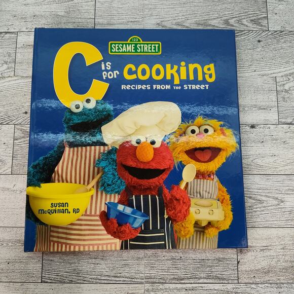 Sesame C is for Cooking Cookbook Childrens Kids Recipes from the Street - Spiral - Picture 10 of 14